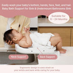 PPBB – Baby Bath Support for Sink & Undermount Bathroom Sink – Easy Hygiene - Image 2