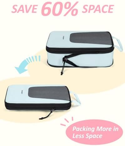 Bagsmart Compression Packing Cubes, Travel Bag Cruise Ship Essentials - Image 4