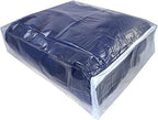 Clear Vinyl Zippered Blanket Storage Bags 15x18x5 Inch set of 5 by FBA
