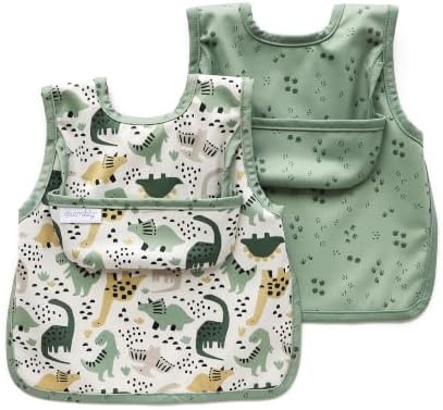 Esembly Bib for Baby, Waterproof 2 pack by Esembly