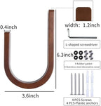 2 Pack Curtain Tiebacks & Holdbacks Wood Curtain Holder - Image 4