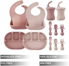 PandaEar 12PCS Silicone Baby Feeding Set, Baby Led Weaning Supplies - Image 2
