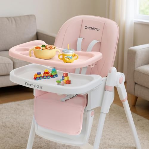 Cochildor 3-in-1 Baby High Chair, Foldable High Chair - Image 6
