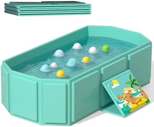 Portable Folding Baby Bath Tub, 29.5L x 17.7W x 9.8H inches, Suitable by ROUSKY