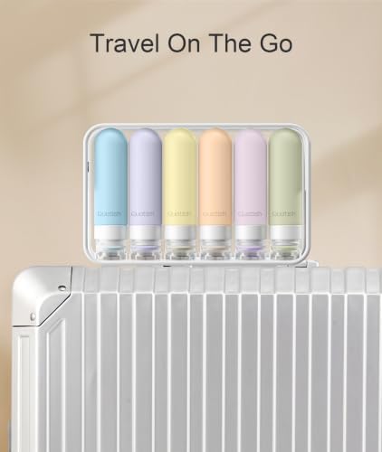 Quatish Travel Bottles for Toiletries 6 Pack, Original Patented Leakproof 3 oz - Image 3