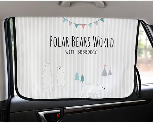 Magnetic Car Sun Shade Curtain for Side Window – Sun Blocker and UV Protector - Image 3