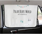 Magnetic Car Sun Shade Curtain for Side Window – Sun Blocker and UV Protector - Image 3