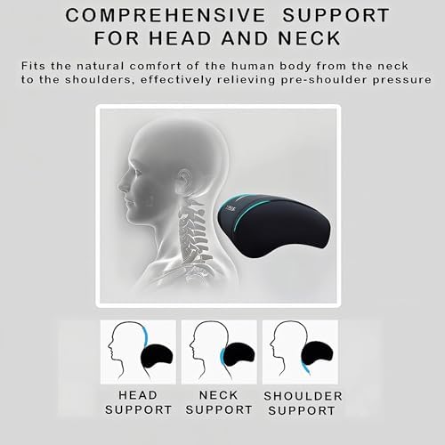 Car Headrest Neck Pillow Support Ergonomic, - Image 4