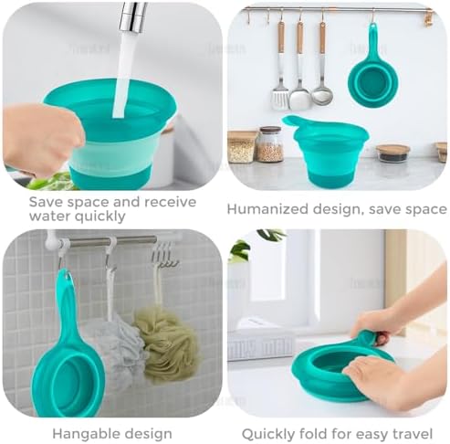 AUEAR, Folding Water Ladle Collapsible Spoon Scoop Cup - Image 3