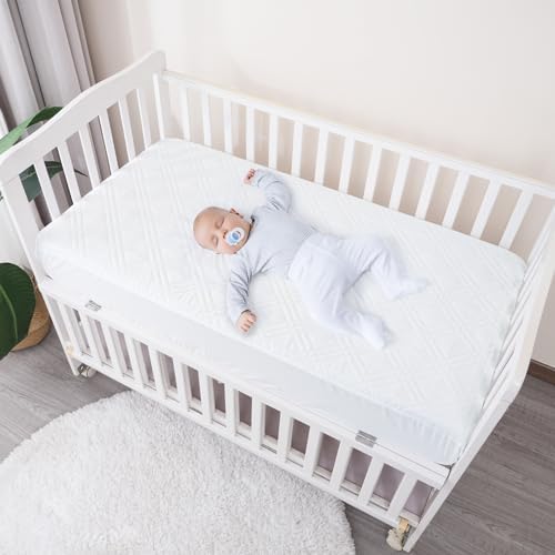 david's kids 2 Pack Waterproof Crib Mattress Protector, Fit Standard Crib and - Image 2