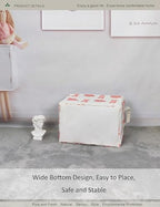 Rectangular Pink Ballerina Storage Bin, Closet Organizer Basket - Image 7