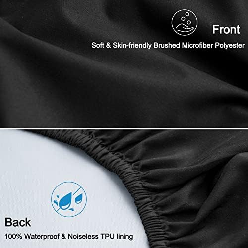 david's kids Waterproof Crib Sheets Fitted 2 Pack, Ultra Soft Breathable Crib - Image 4