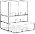 Stackable Storage Drawers Organizer Set of 4 by Unknown