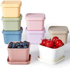 ISSEVE 8Pack 6oz Silicone Snack Containers by ISSEVE