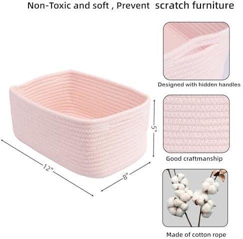XUANGUO Small Woven Storage Baskets - Image 2