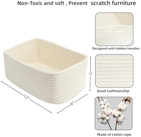 XUANGUO Small Woven Storage Baskets - Image 2