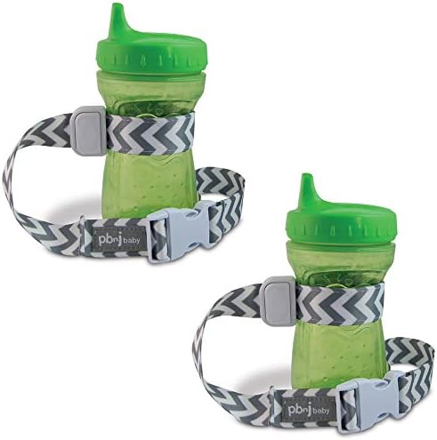 PBnJ Baby SippyPal Sippy Cup Holder Strap Accessory Tether, 2 Pack by PBnJbaby
