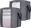 SLEEPING LAMB 120L Extra Large Blanket Storage Bags Breathable Clothes Storage by SLEEPINGLAMB
