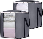 SLEEPING LAMB 120L Extra Large Blanket Storage Bags Breathable Clothes Storage by SLEEPINGLAMB