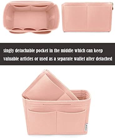 LEXSION Felt Purse Organizer Insert, Tote Bag Shaper Dividers - Image 2