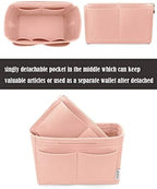 LEXSION Felt Purse Organizer Insert, Tote Bag Shaper Dividers - Image 2
