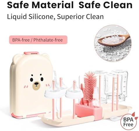 LEQXGO Travel Baby Bottle Cleaner Kit - Image 6