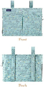 Surblue Bedside Caddy Hanging Bed Organizer Storage Bag Pocket - Image 2