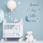 Briwooody 15 Pcs Dream Big Little One Moon Stars Nursery Decor - Image 5