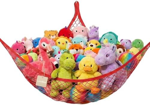 Lazebox Stuffed Animal Net Hammock by Lazebox