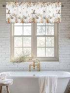 Vandarllin Fall Floral Leaves Kitchen Curtains Valances - Image 6