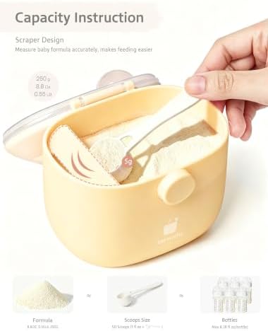 Termichy Baby Formula Dispenser On the Go: Portable Container - Image 3