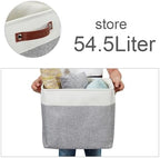 DECOMOMO Extra Large Storage Baskets, 54.5L Fabric Storage Bins 3 Pack - Image 5