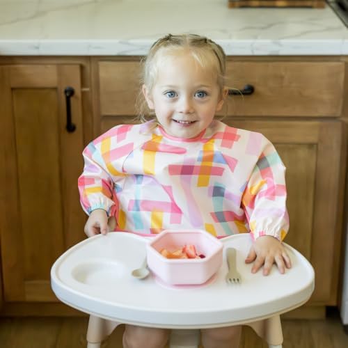 Tiny Twinkle Long Sleeve Bib for Babies & Toddlers | Waterproof Smock Bib for - Image 3