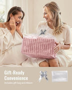 Blissful Diary Flannel Diaper Caddy Organizer & Gift Packaging, Powder Pink - Image 5