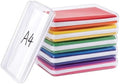 CoiiJoii 6PCS A4-Size Clear Hard Shell Zippered Case, Diaper Bag Organizing by CoiiJoii
