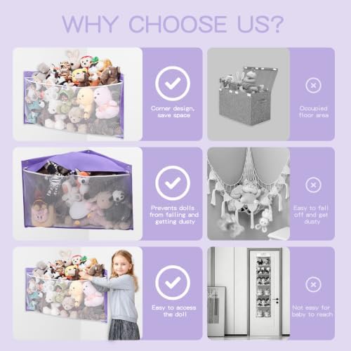 Large Corner Stuffed Animal Storage - Image 6