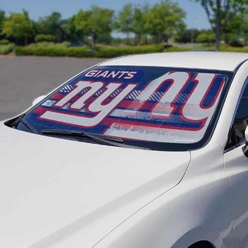 Fanmats NFL Windshield Sun Auto Shade, Sun Shield Sun Visor Accordion tri-fold - Image 2