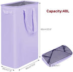 efluky Slim Laundry Basket, Narrow Laundry Hamper - Image 2