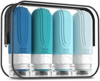 Mrsdry Travel Bottles for Toiletries, Tsa Approved 2oz Travel size Bottles by Mrsdry
