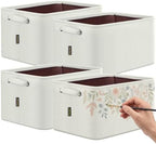 BALEINE 4 Pack Fabric Closet Storage Bins by BALEINE