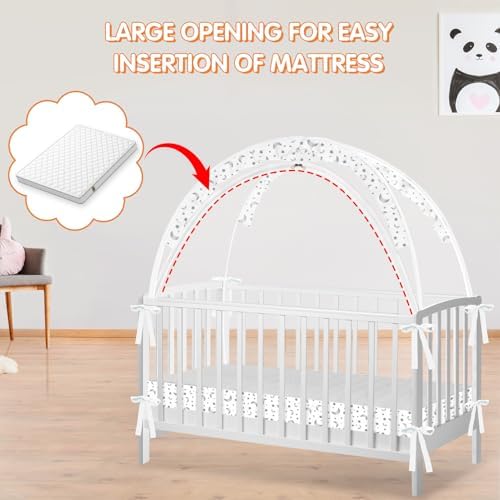 Crib Tent to Keep Baby from Climbing Out - Image 5