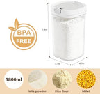Formula Container to go-1800ml Travel Dispenser BPA Free Airtight Container - Image 2