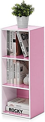 Furinno LUDER Book Shelf, 3-Cube Bookshelf, Bookcase - Image 6