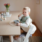 mushie Silicone Baby Bib | Adjustable Fit - Image 5