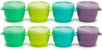 melii Snap & Go Baby Food Storage Containers | 8 Pack 4 oz, Stackable Freezer by melii