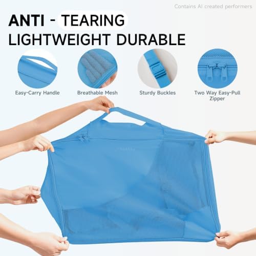 OlarHike 11 Set Packing Cubes for Travel, Gifts for Women Mom, Anti-Tearing - Image 4