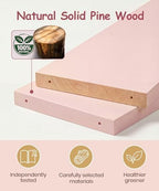 Nursery Book Shelves for Wall - Image 4