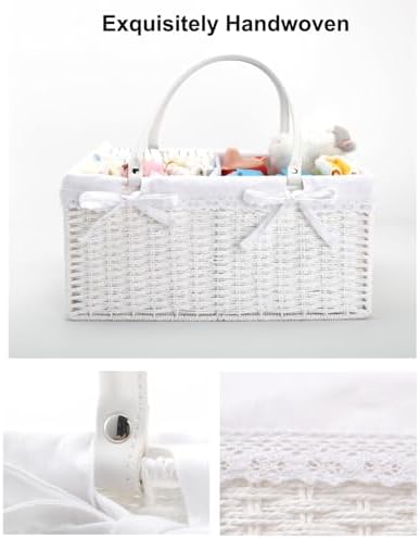 Large Baby Diaper Caddy Basket - Image 6