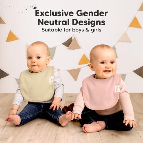 KeaBabies 8-Pack Organic Baby Bibs - Image 6