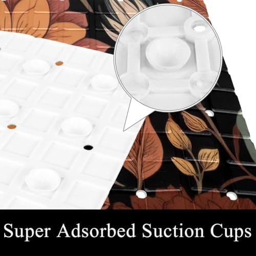 Non Slip Shower Mat Bathtub Mat 15.1x26.8 Inch, Quick Dry Bath Mat - Image 3